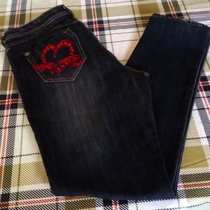 Southpole darkwash slim jeans